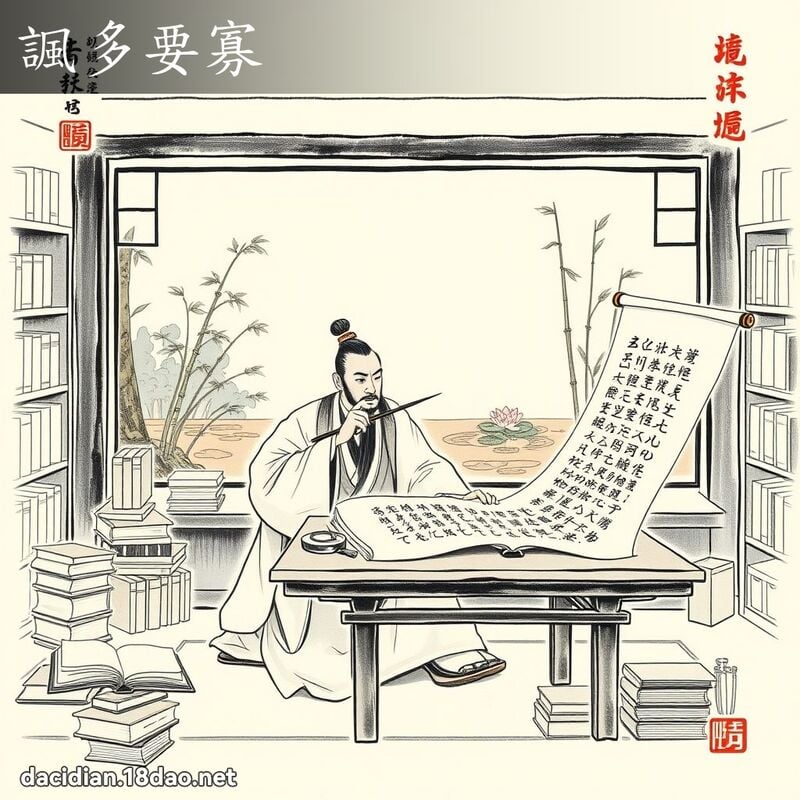 讽多要寡 配图
