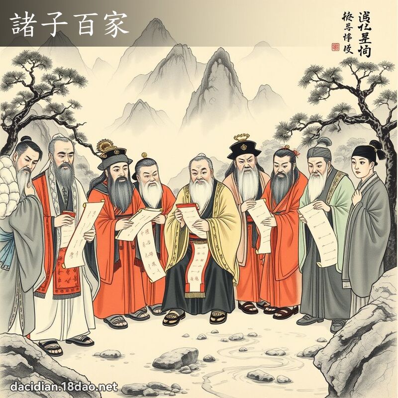 诸子百家 配图