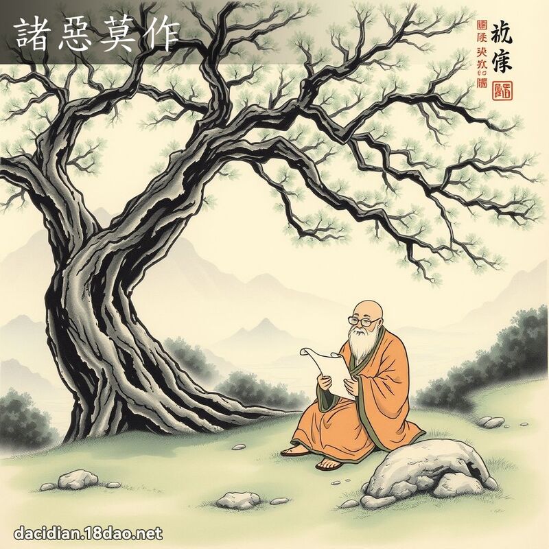 诸恶莫作 配图