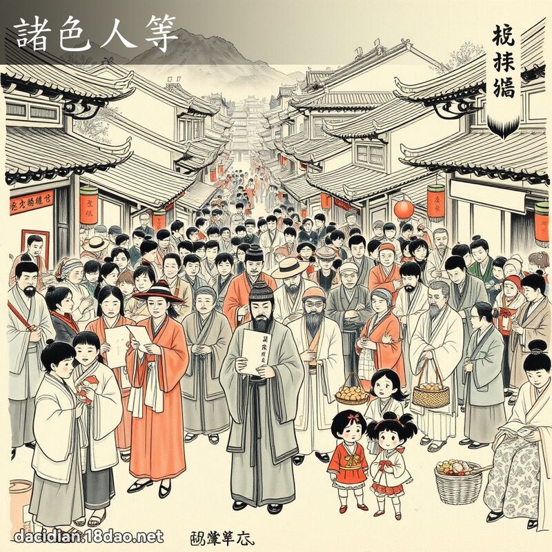 诸色人等 配图