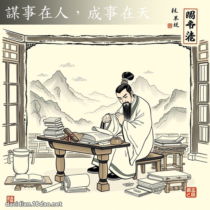 谋事在人,成事在天 配图