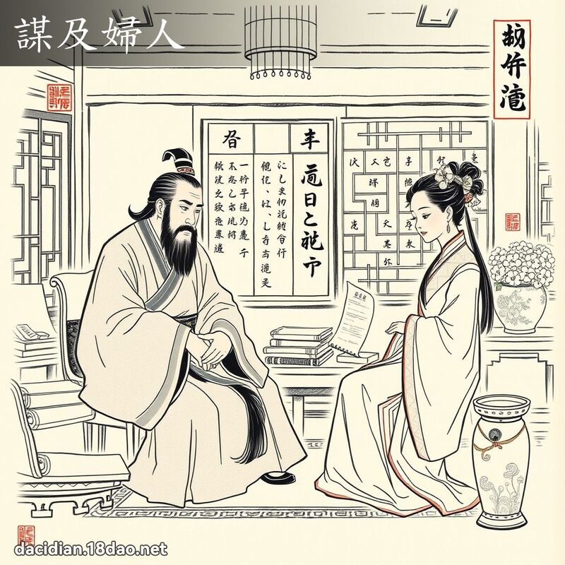 谋及妇人 配图