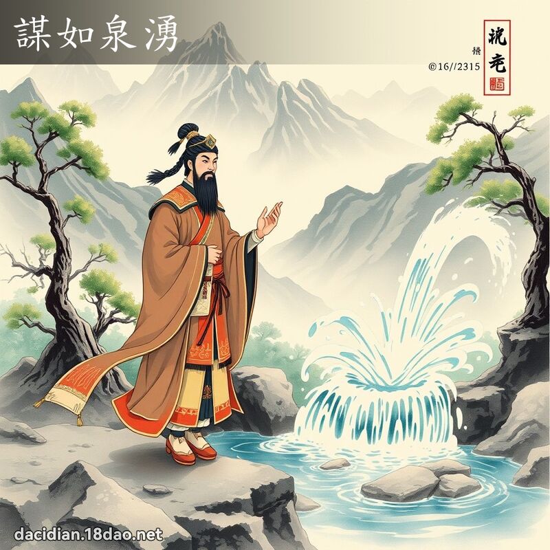 谋如泉涌 配图