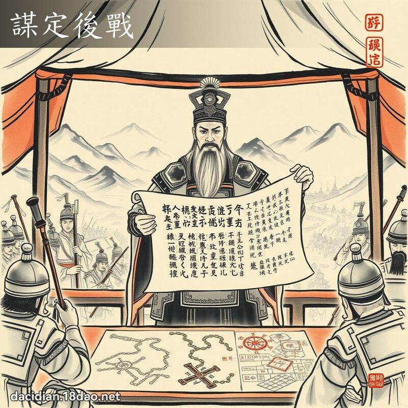 谋定后战 配图