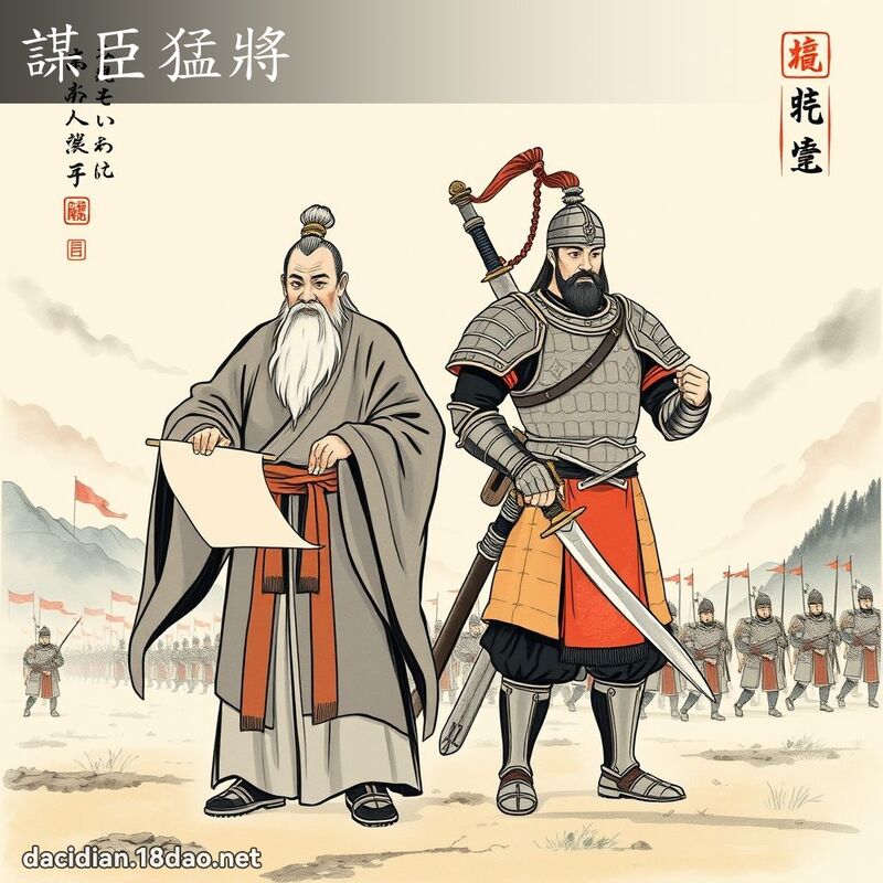 谋臣猛將 配图