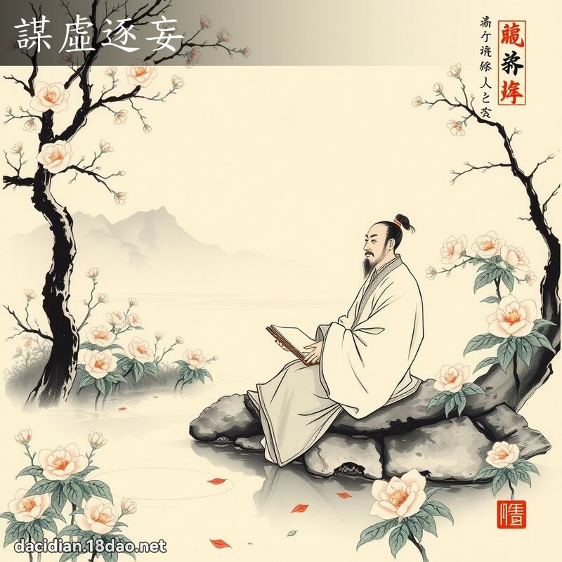 谋虚逐妄 配图