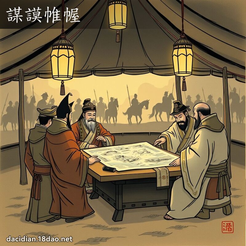 谋謨帷幄 配图