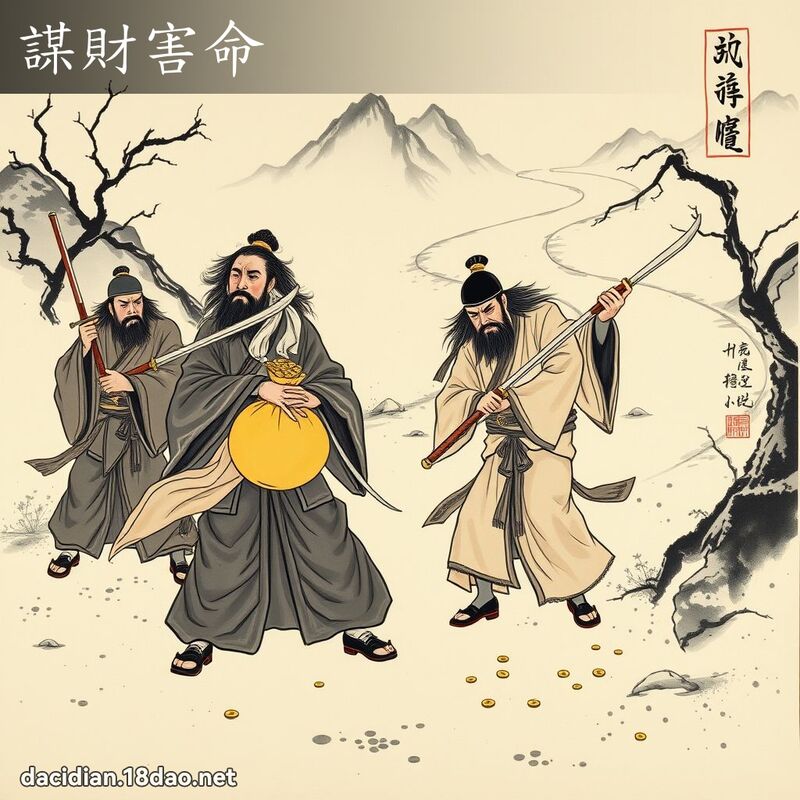 谋财害命 配图