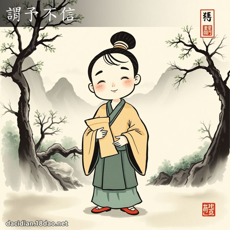 谓予不信 配图