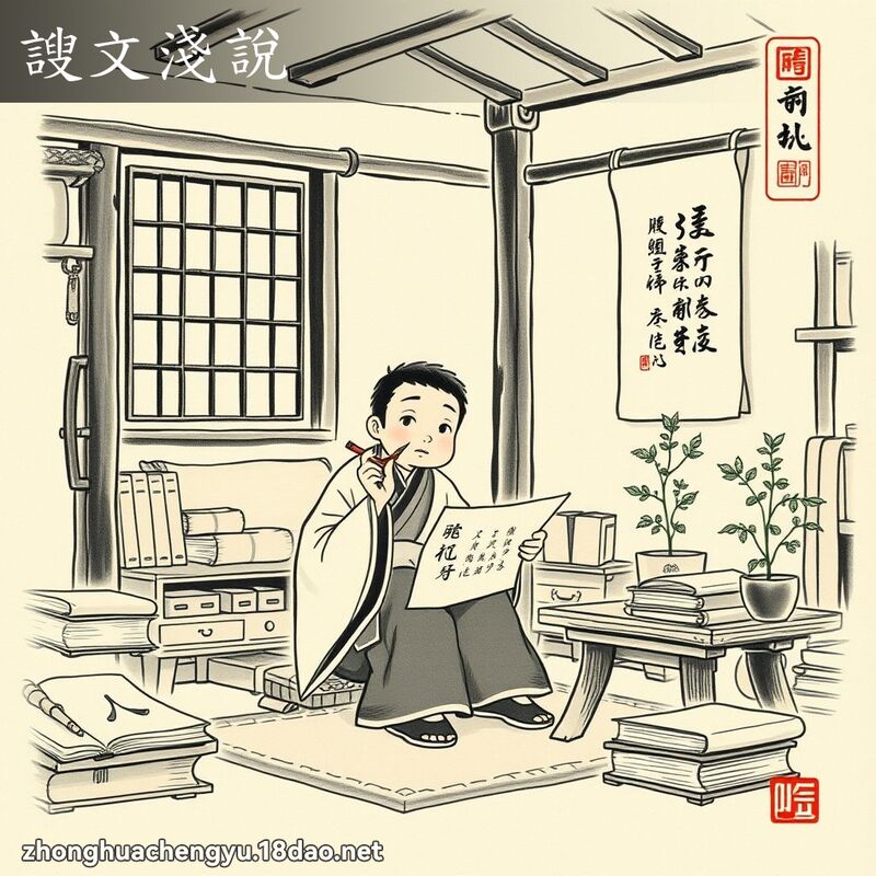 謏文淺說 - 中華成語配圖