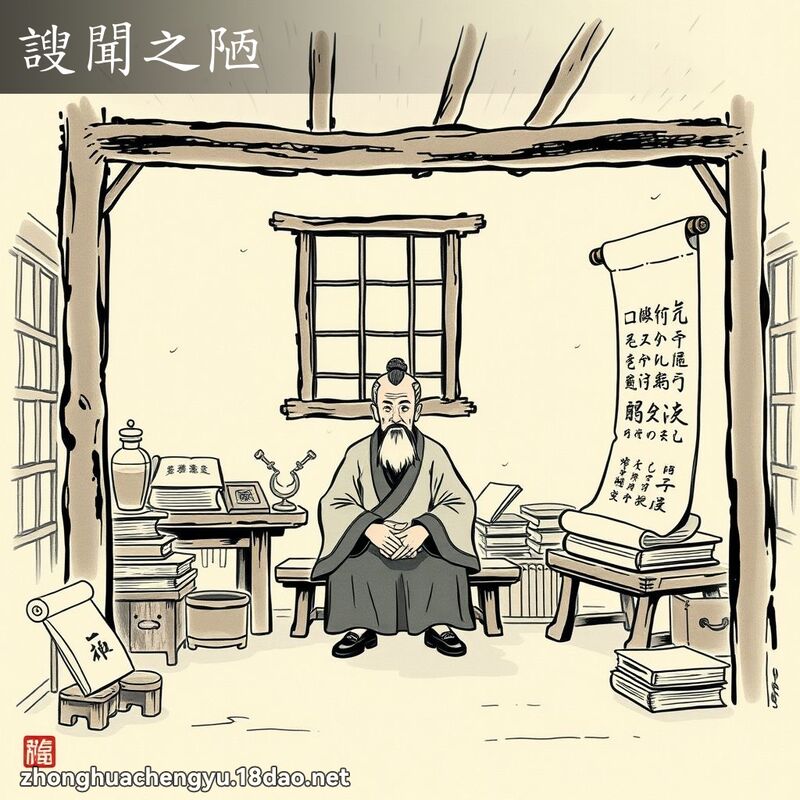謏闻之陋 - 中华成语配图