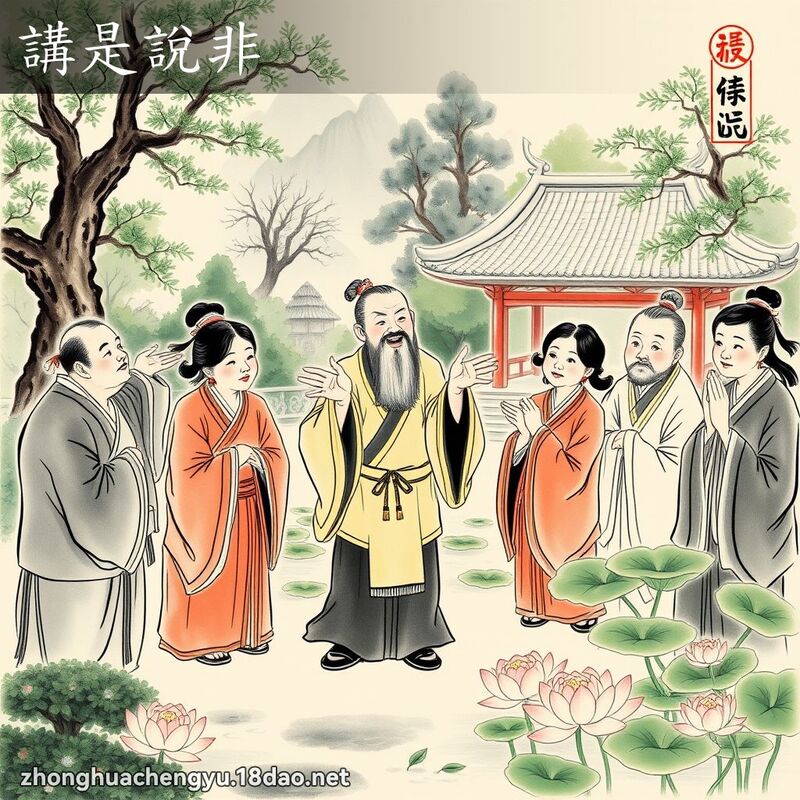 讲是说非 - 中华成语配图