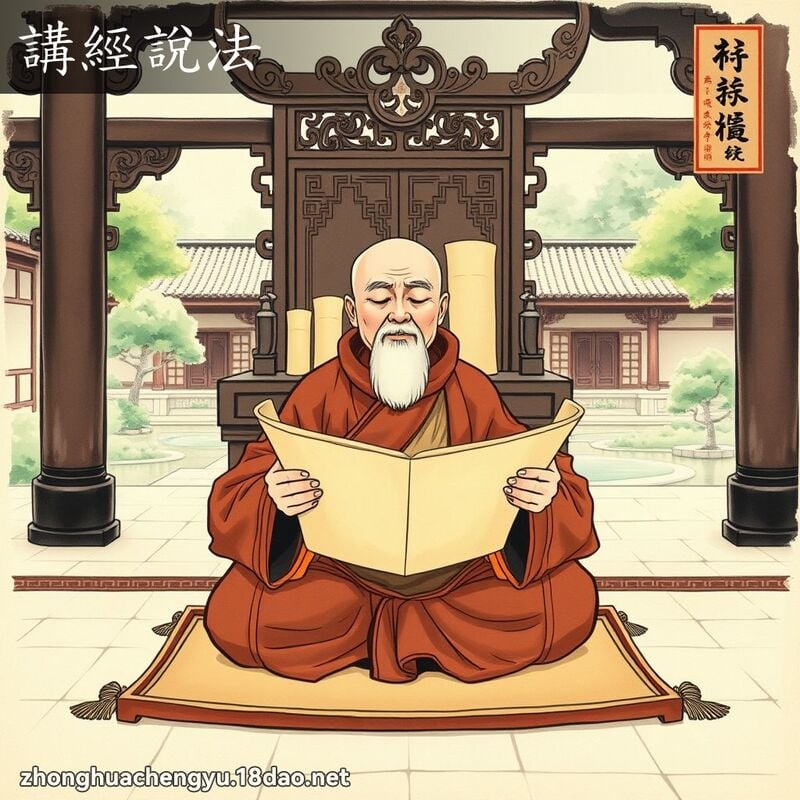 講經說法 - 中華成語配圖