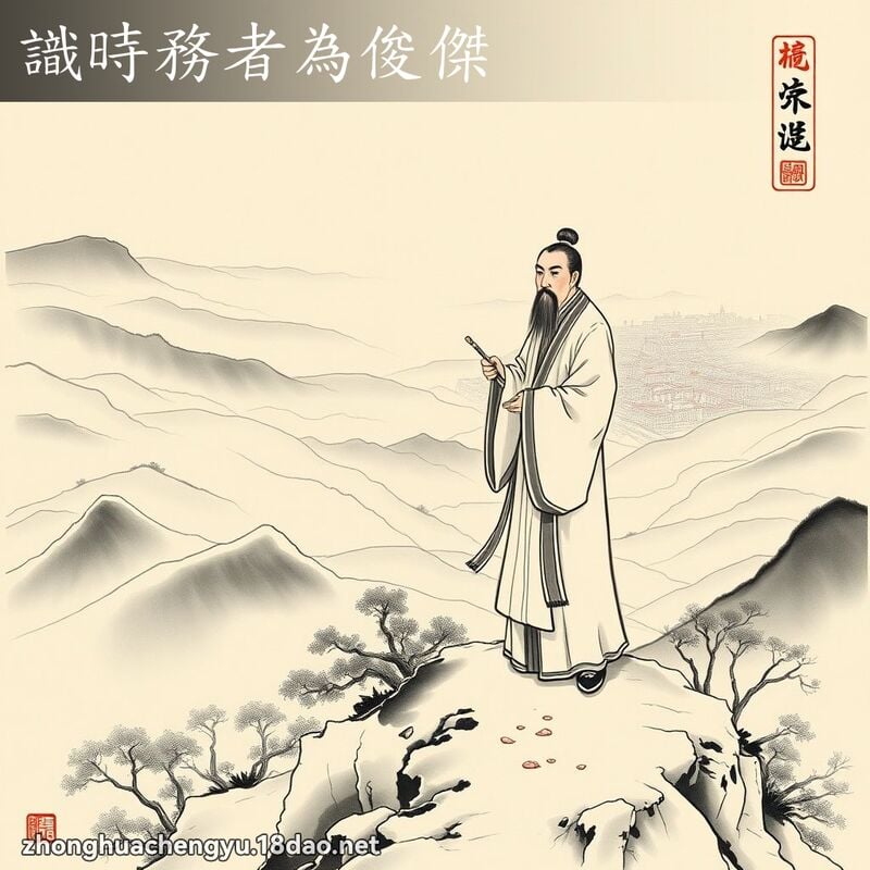 識時務者為俊傑 - 中華成語配圖