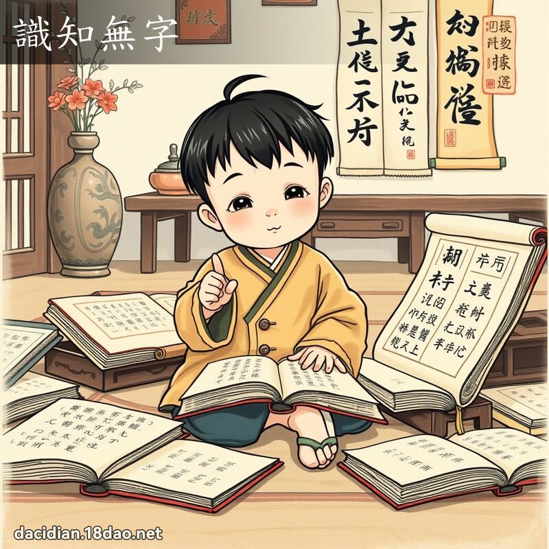 识知无字 配图
