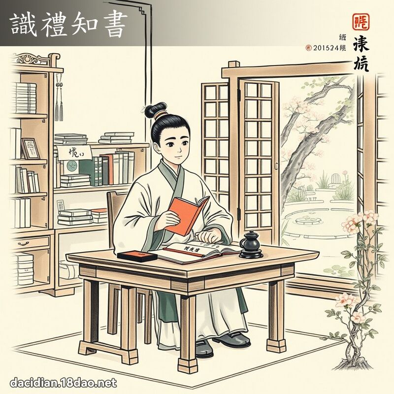 识礼知书 配图