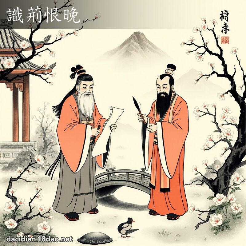 识荆恨晚 配图