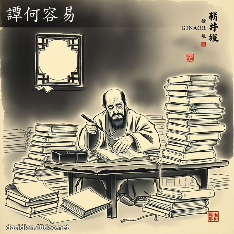 谭何容易 配图