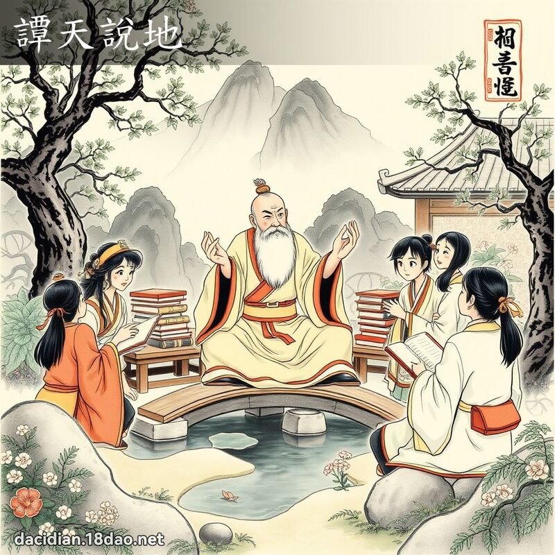 谭天说地 配图