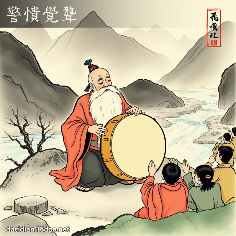 警憒觉聋 配图
