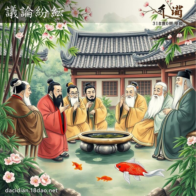议论纷紜 配图