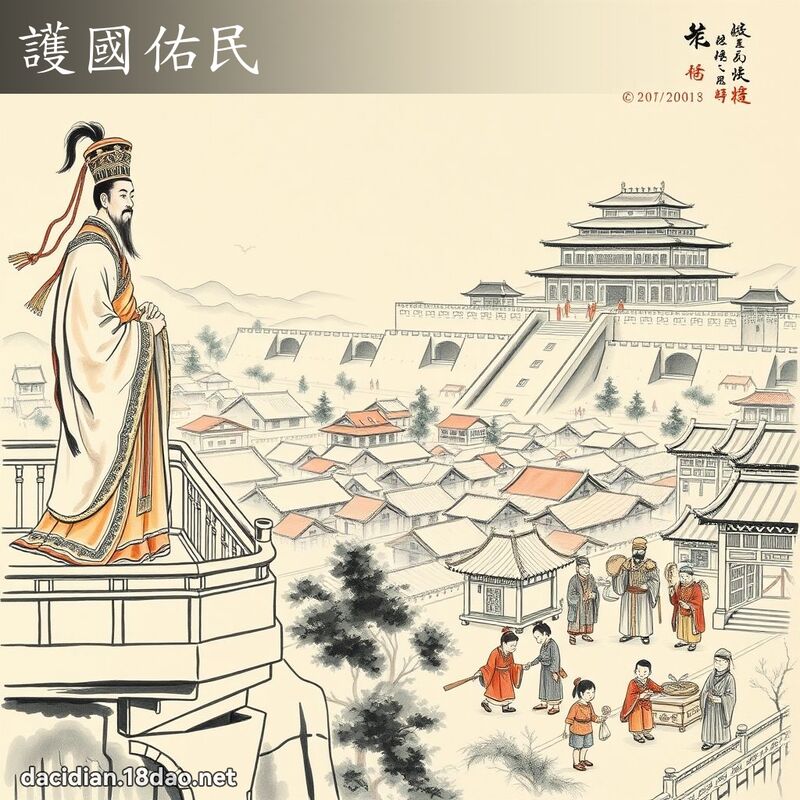 护国佑民 配图