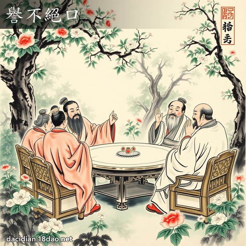 誉不绝口 配图