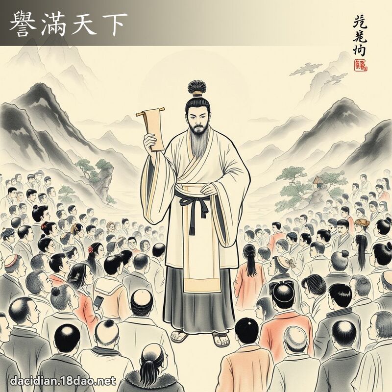 誉满天下 配图