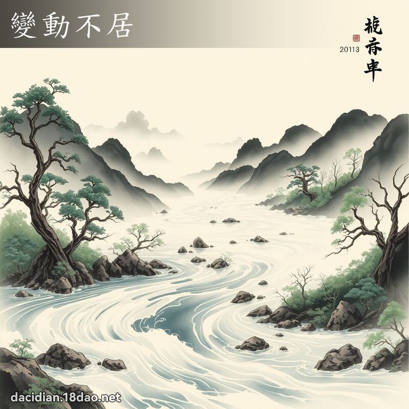 变动不居 配图