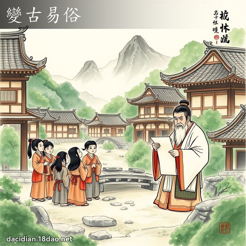 变古易俗 配图