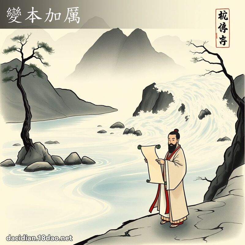 变本加厉 配图