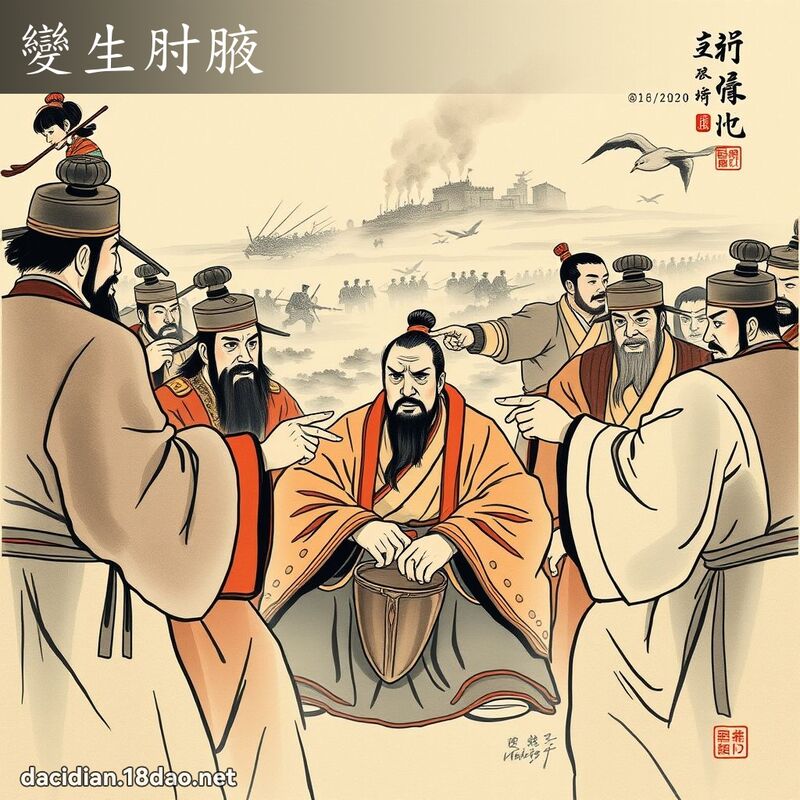变生肘腋 配图