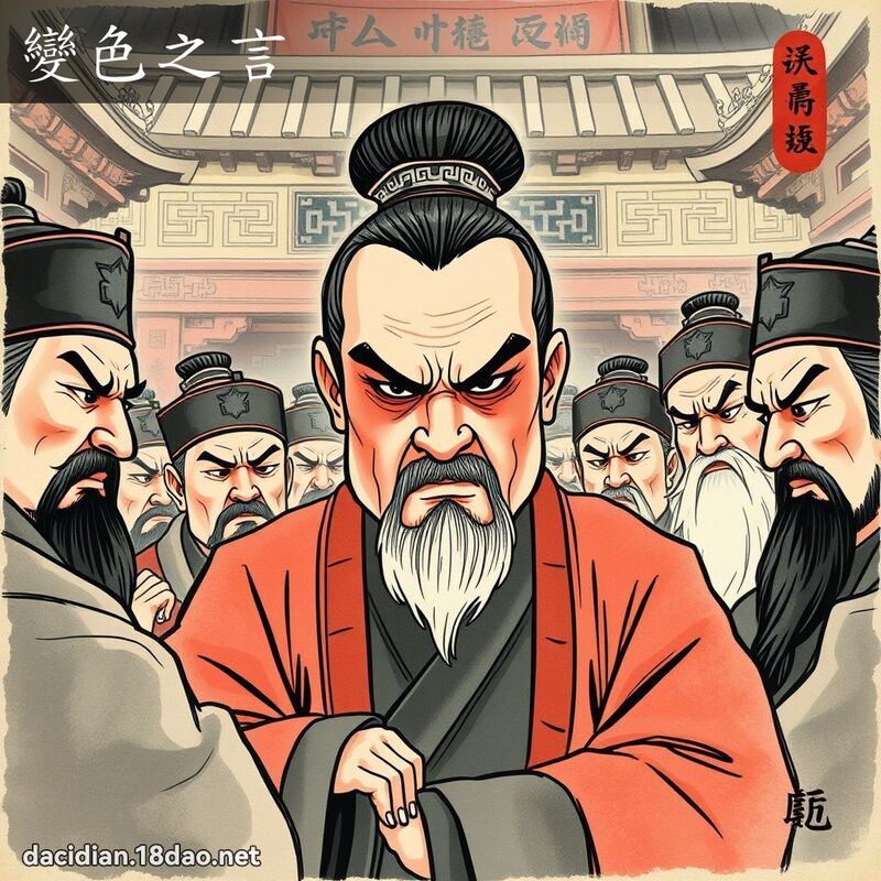 变色之言 配图