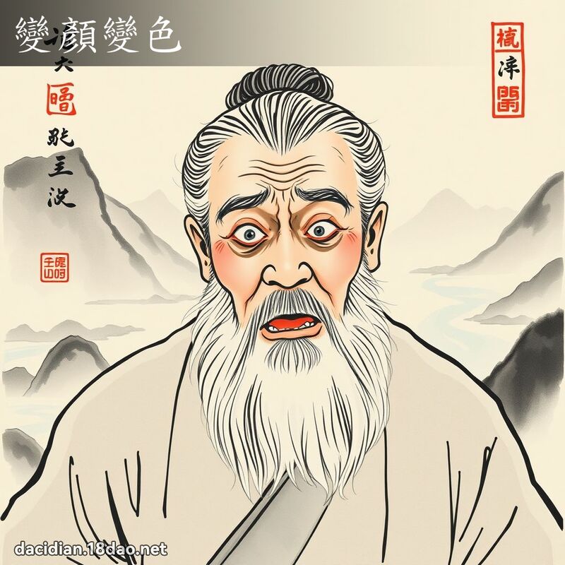 变顏变色 配图