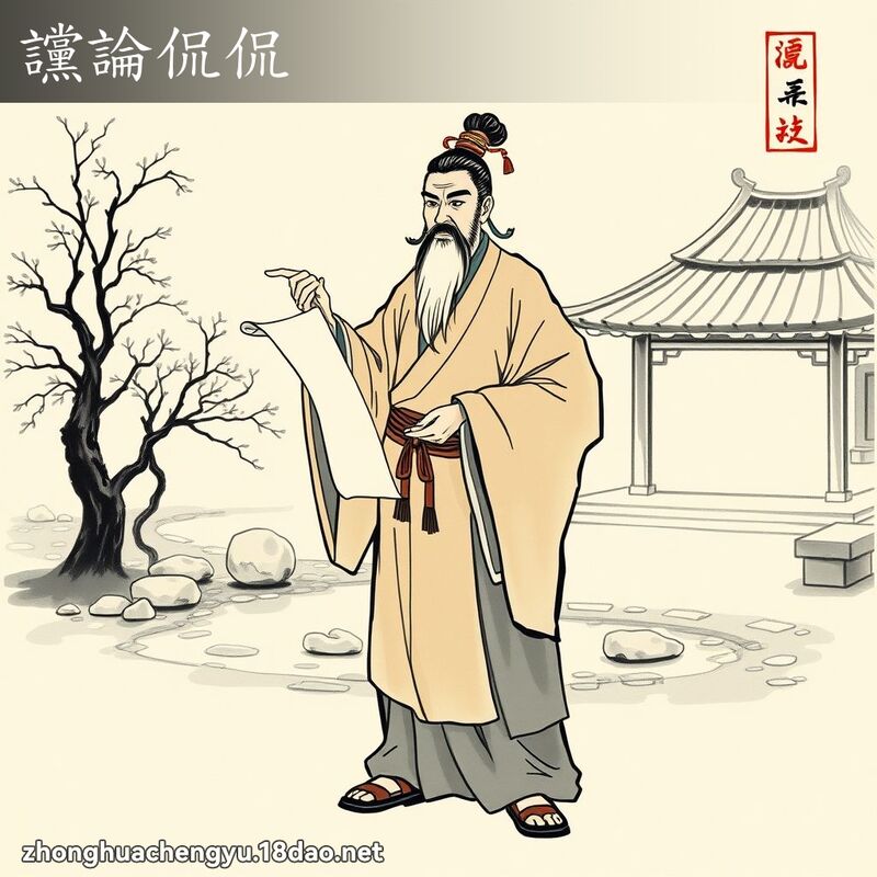 讜论侃侃 - 中华成语配图