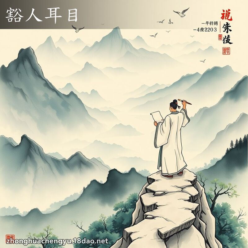 豁人耳目 - 中華成語配圖