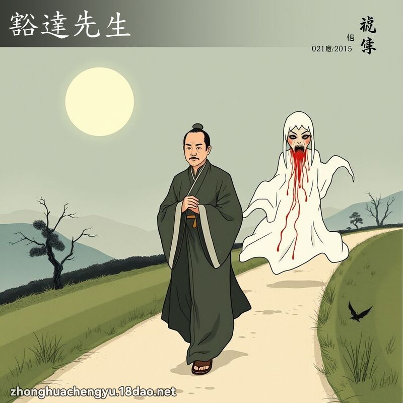 豁達先生 - 中華成語配圖