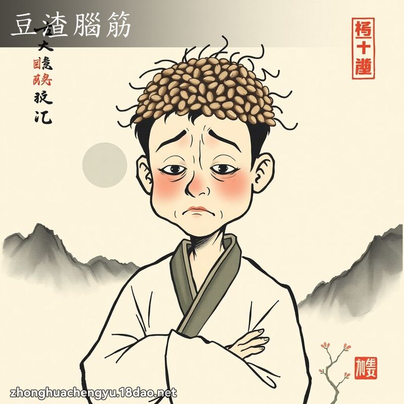 豆渣腦筋 - 中華成語配圖