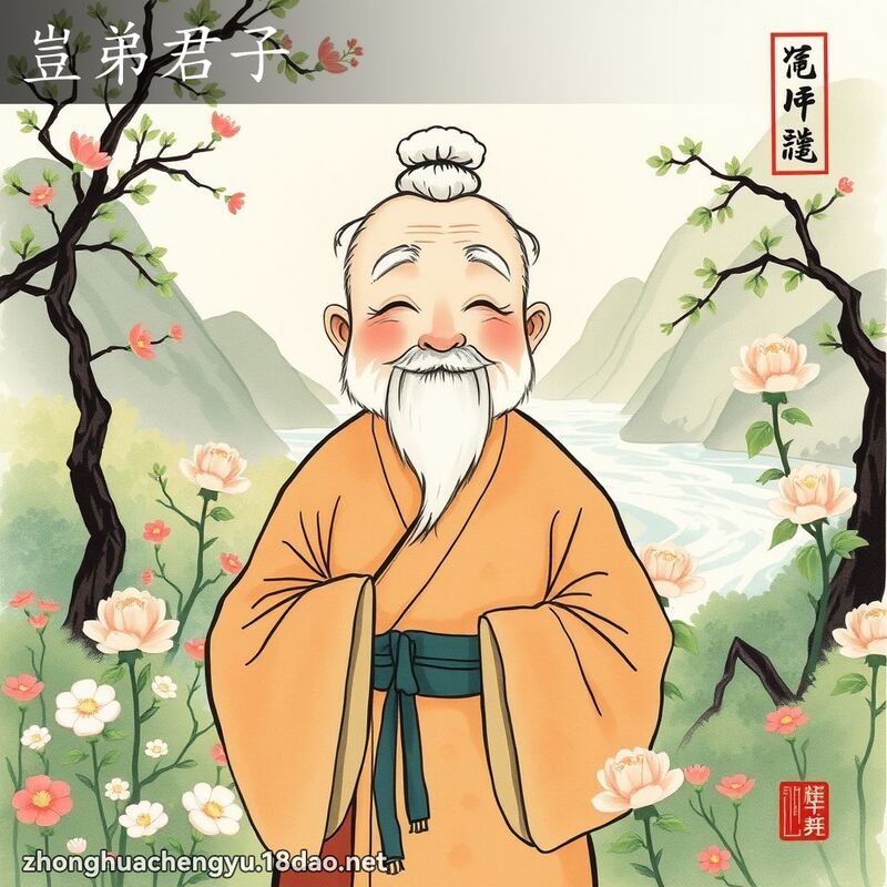 豈弟君子 - 中華成語配圖