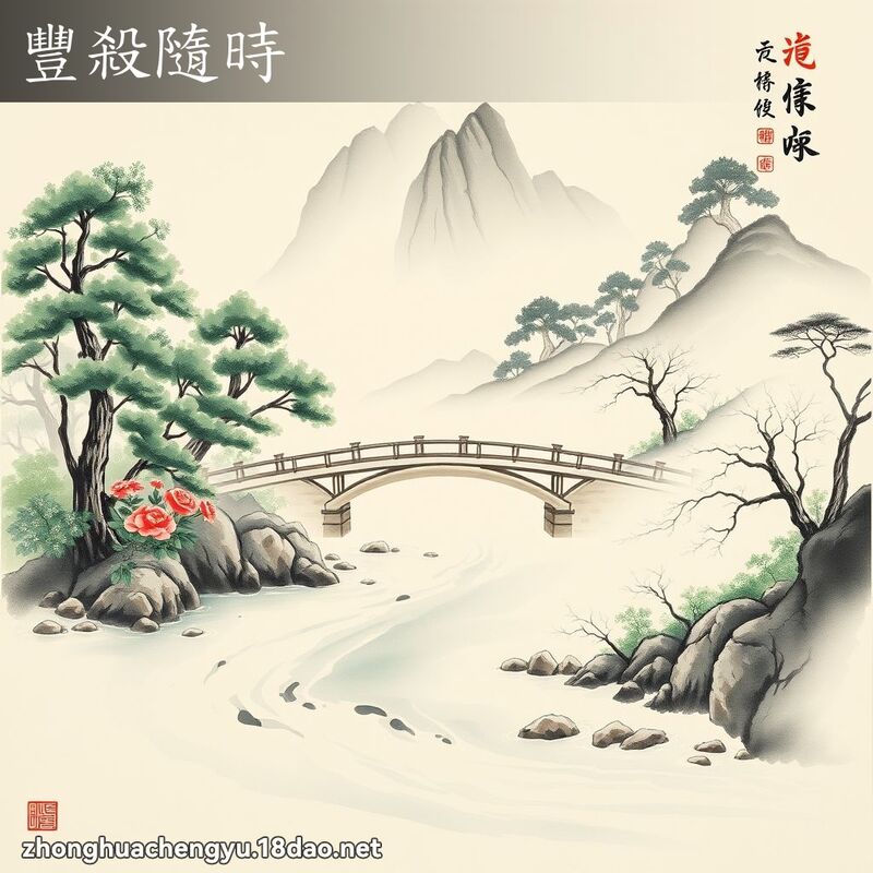 豐殺隨時 - 中華成語配圖