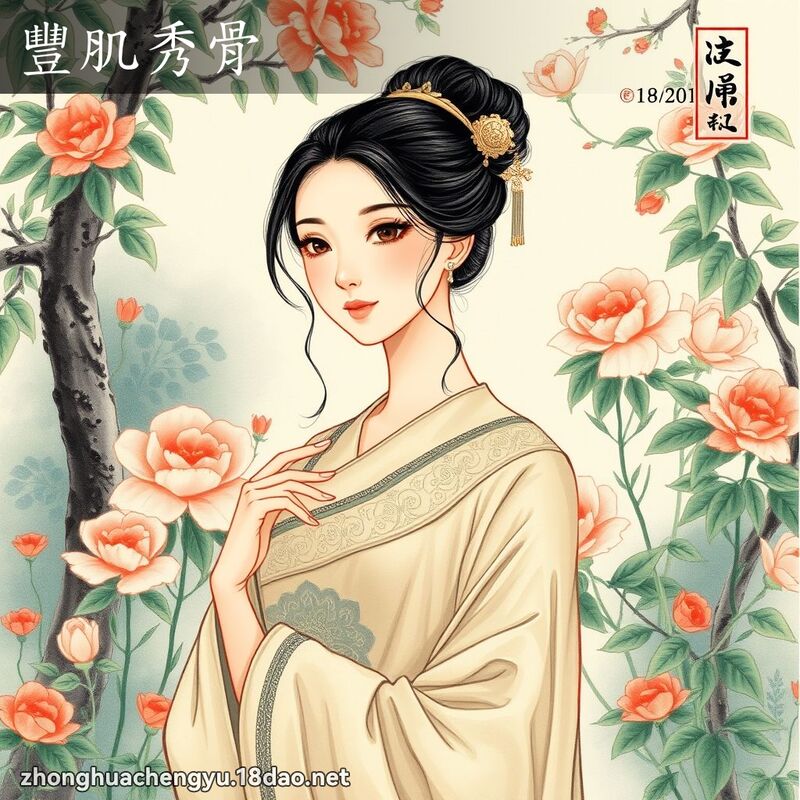 豐肌秀骨 - 中華成語配圖