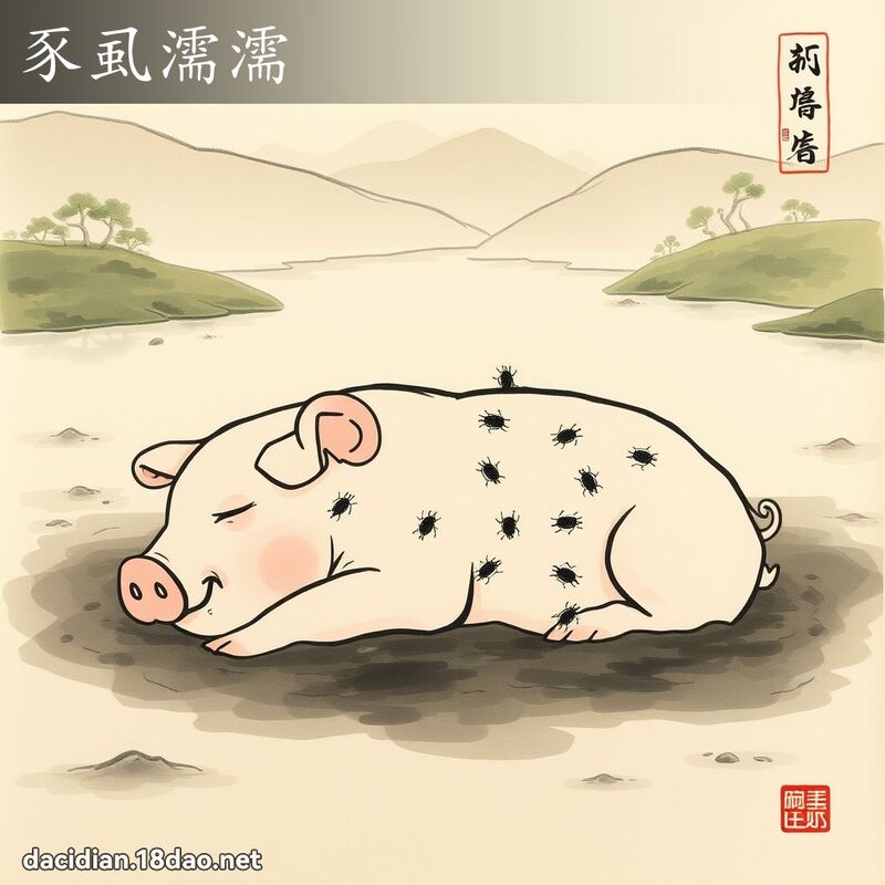 豕虱濡濡 配图