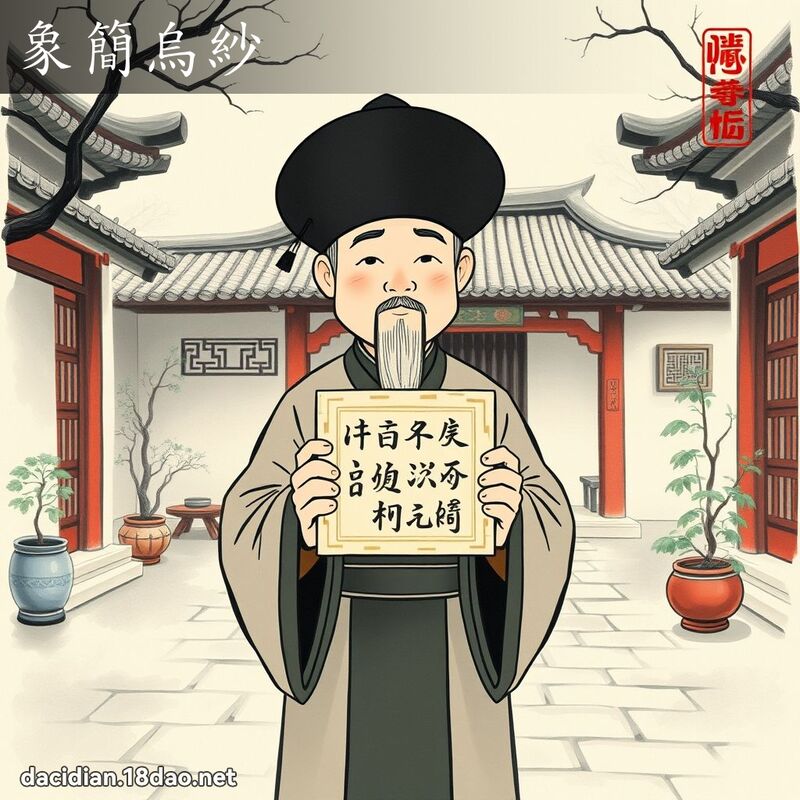 象简乌纱 配图