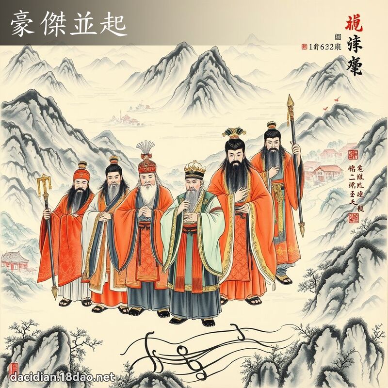 豪杰並起 配图