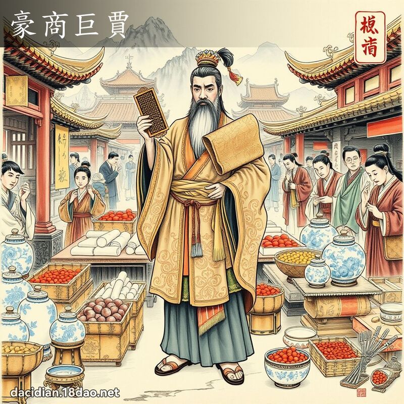 豪商巨贾 配图