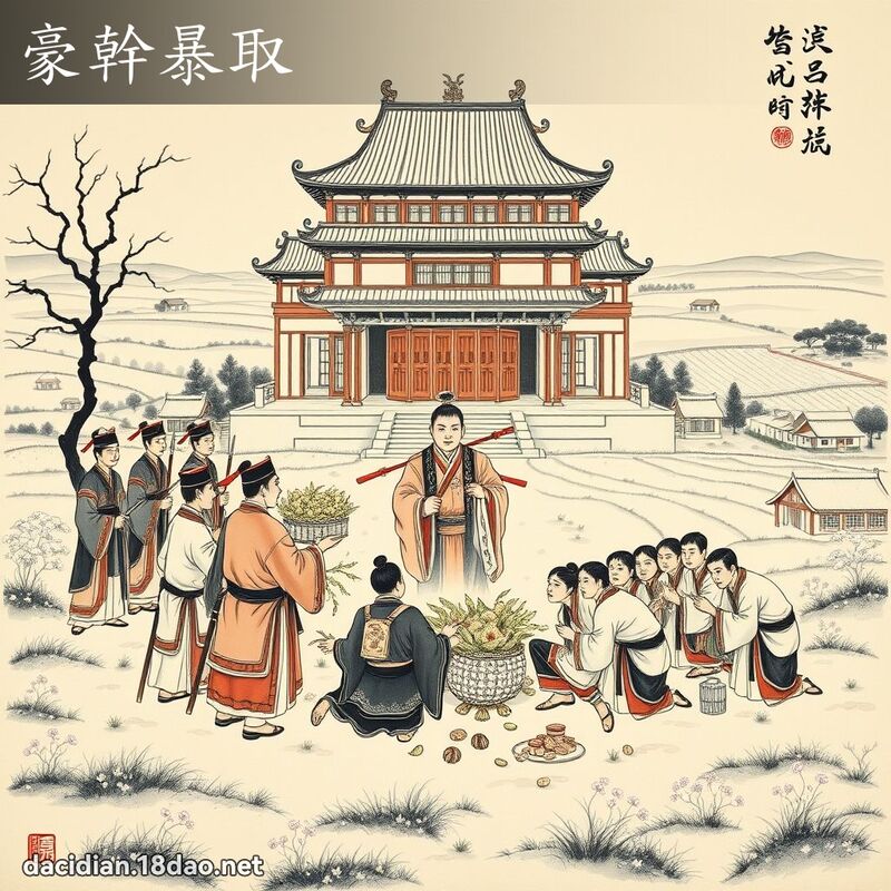 豪干暴取 配图
