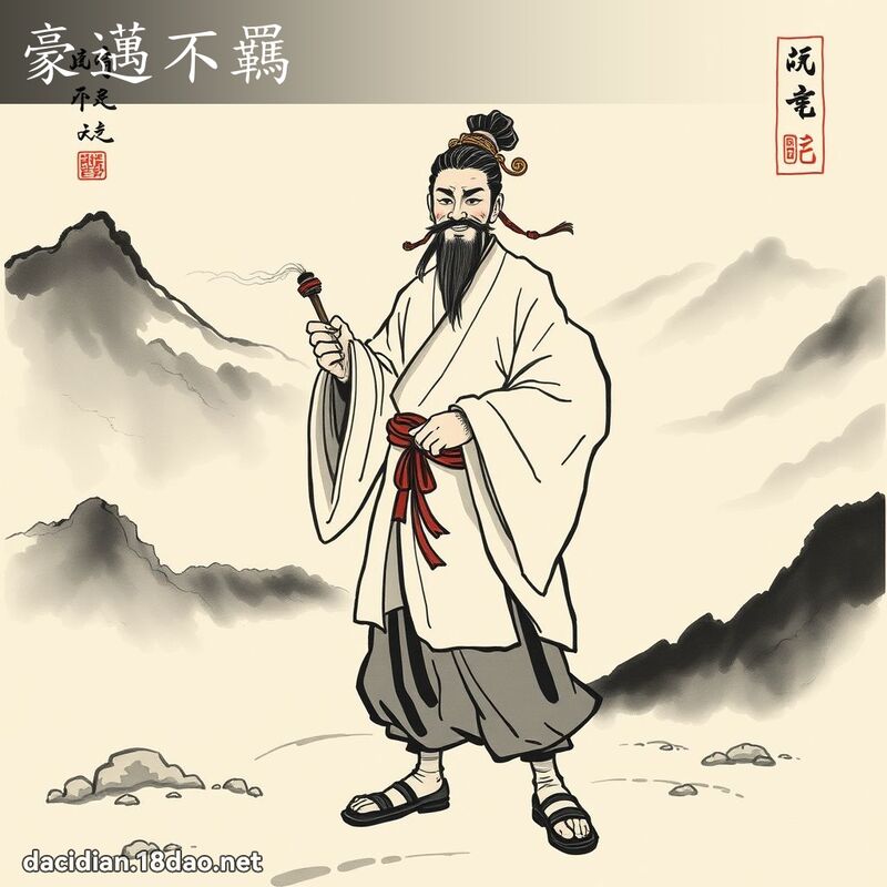豪迈不羈 配图