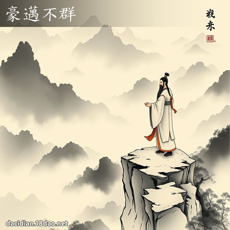 豪迈不群 配图