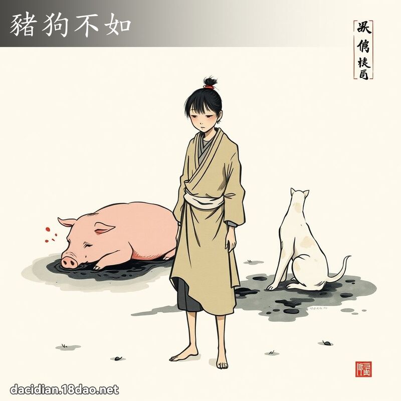 猪狗不如 配图