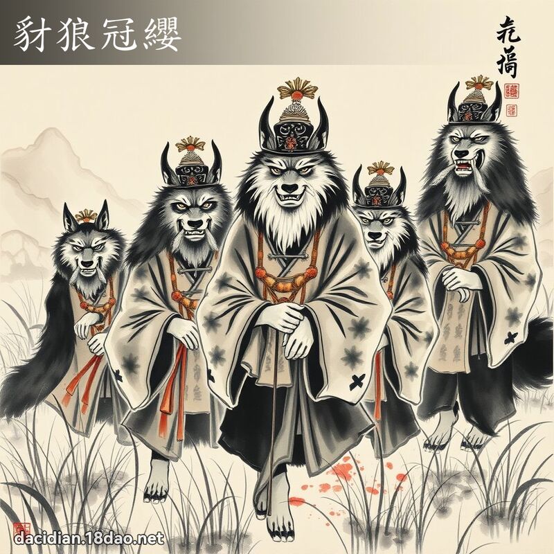 豺狼冠缨 配图